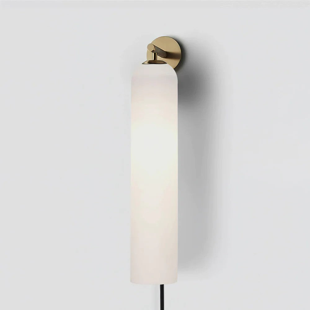 Art Glass Plug-In Sconce