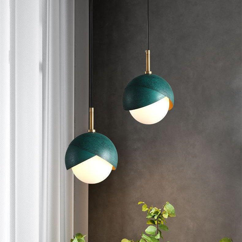 Lampe suspendue à boucles d'oreilles