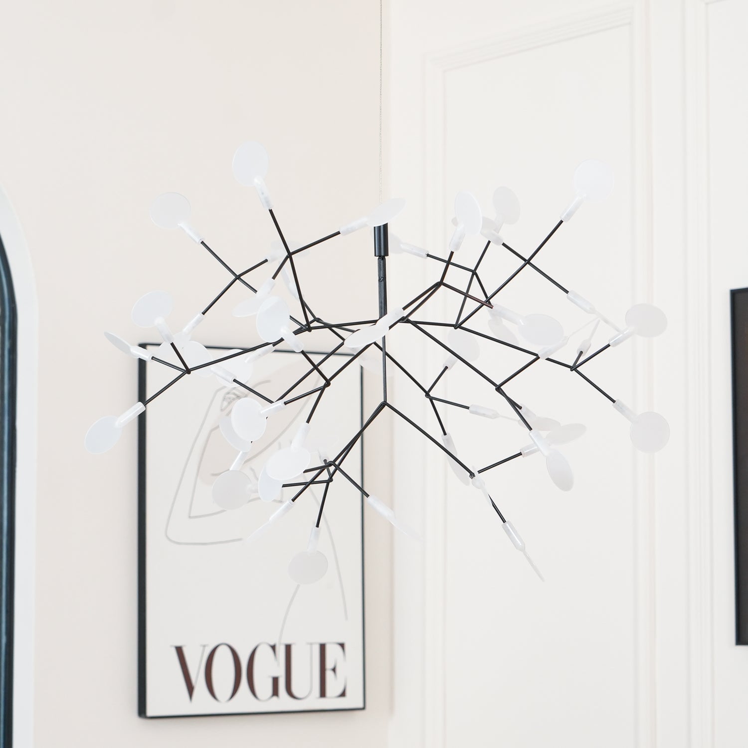 Candelabros negros Heracleum