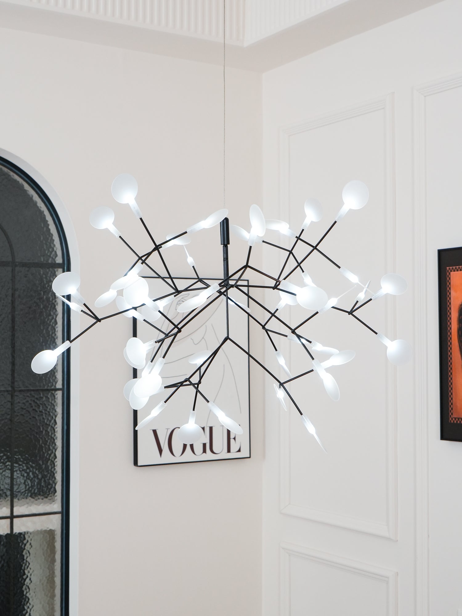 Candelabros negros Heracleum