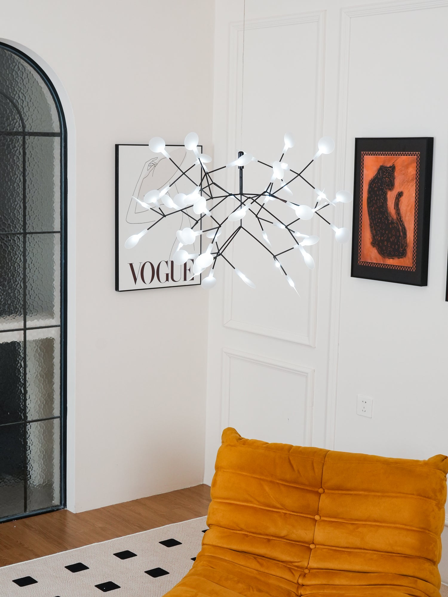 Candelabros negros Heracleum