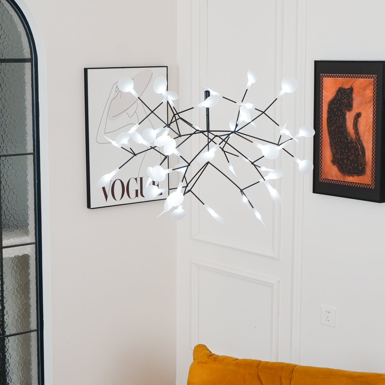 Candelabros negros Heracleum