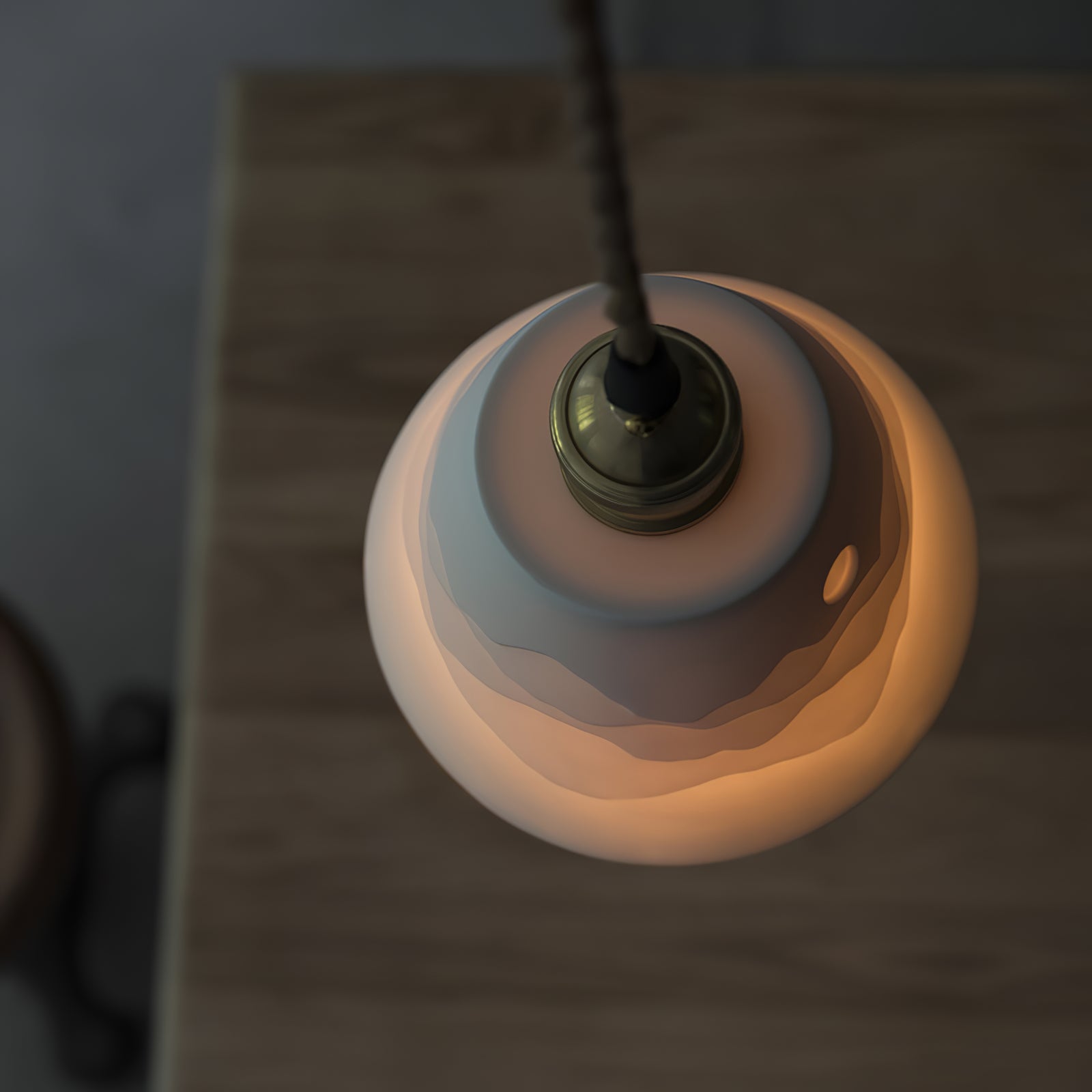 Conical Ceramic Pendant Light