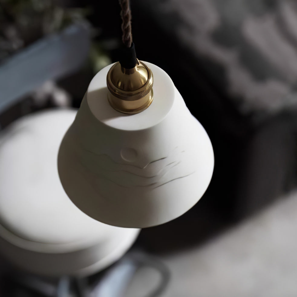 Conical Ceramic Pendant Light