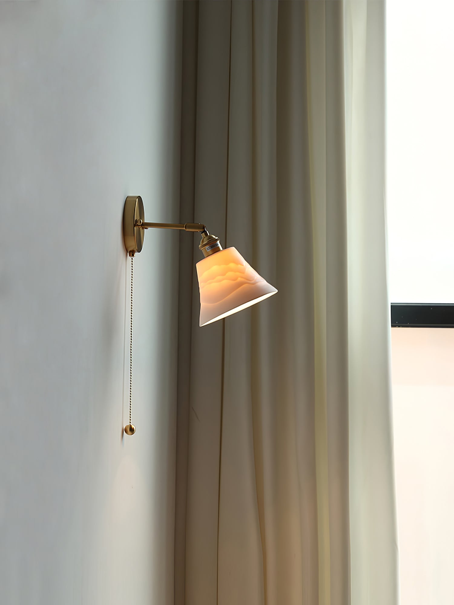 Conical Ceramic Wall Light