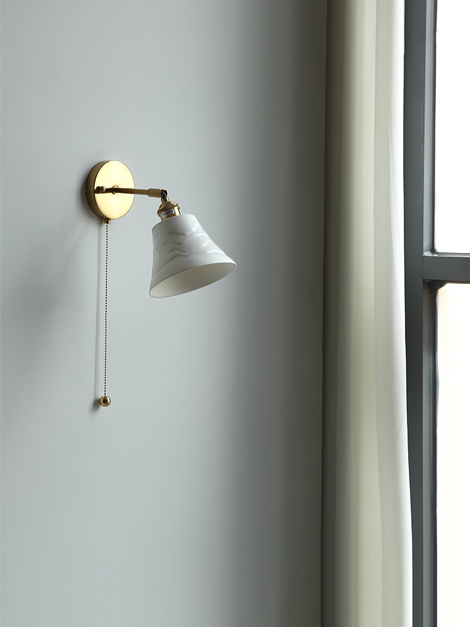 Conical Ceramic Wall Light