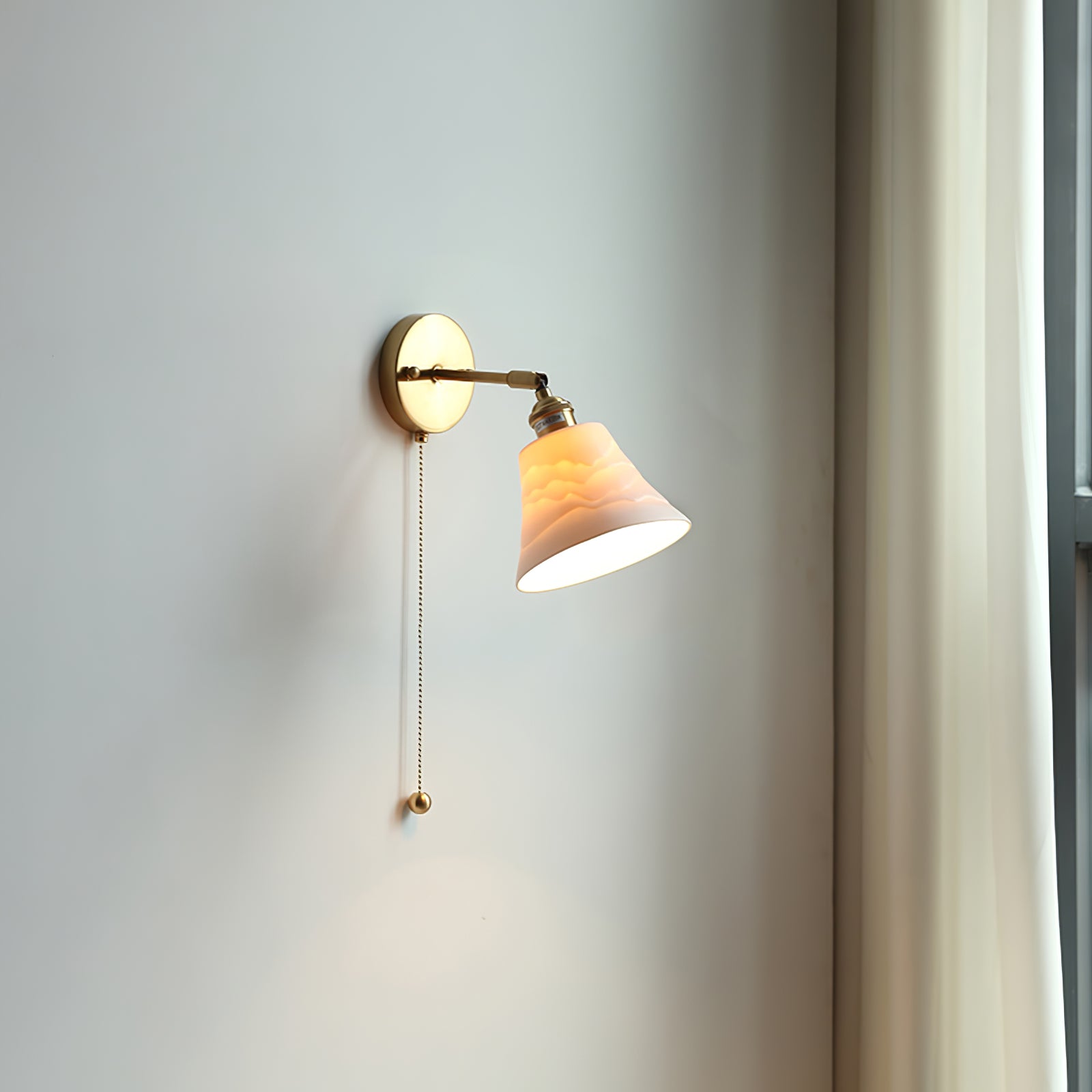 Conical Ceramic Wall Light