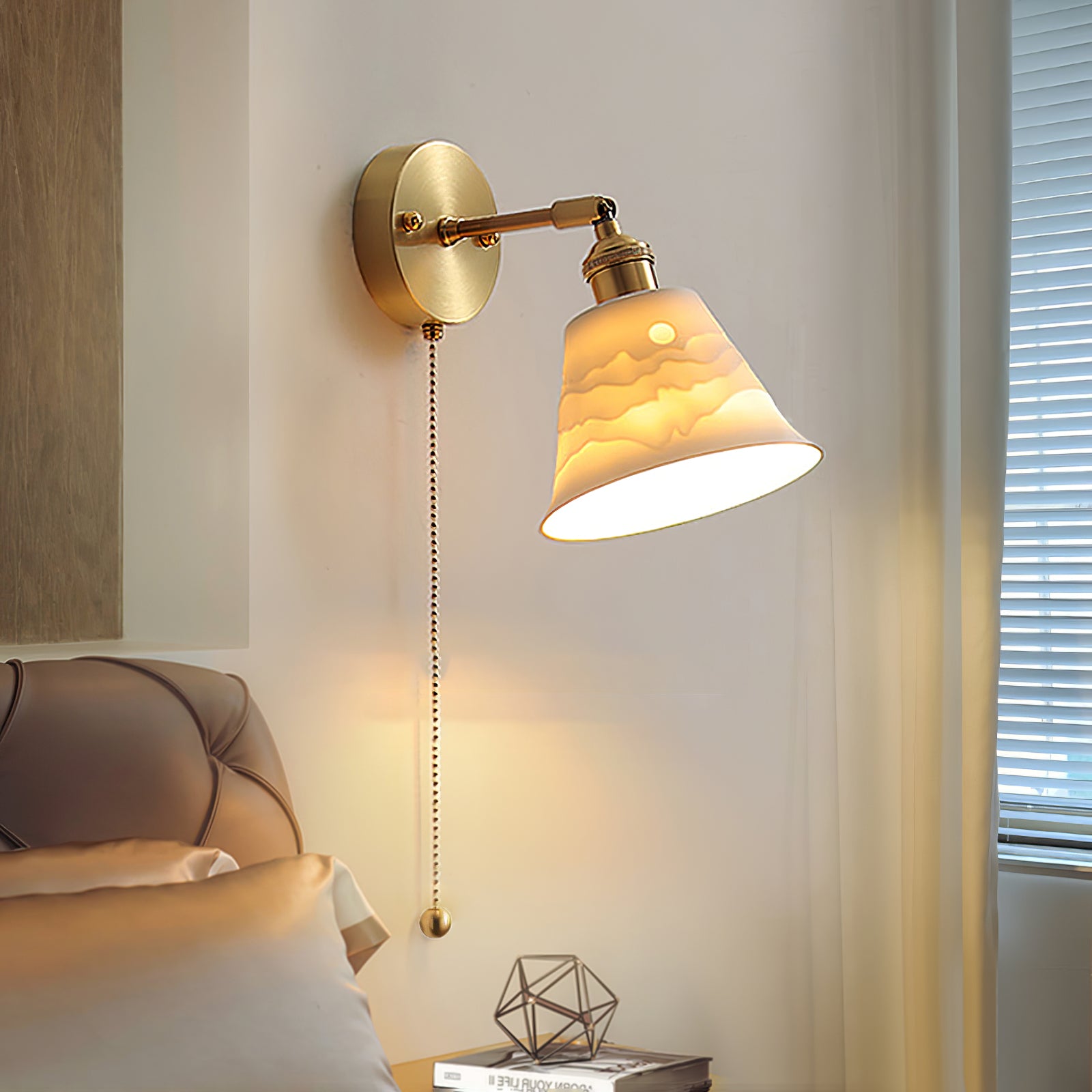 Conical Ceramic Wall Light