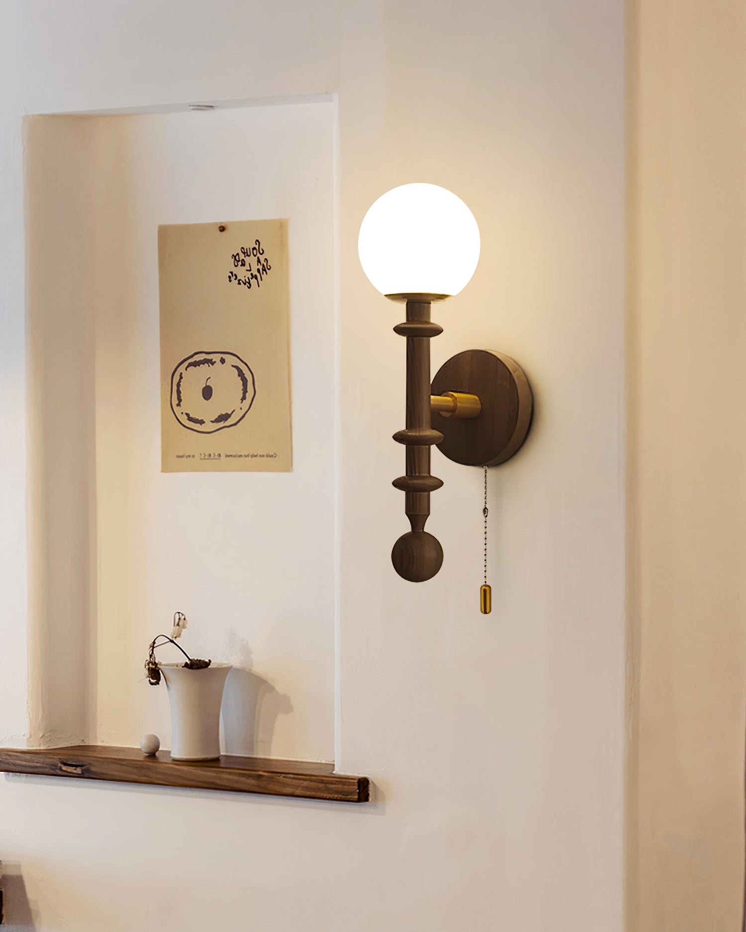 Coslett Wood Wall Lamp