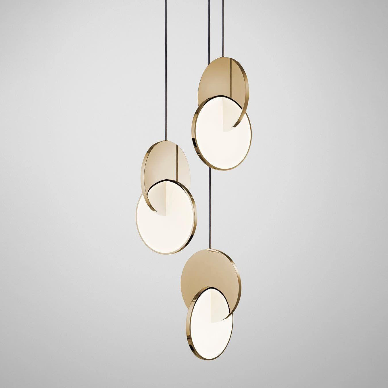 Double Circle Pendant Light