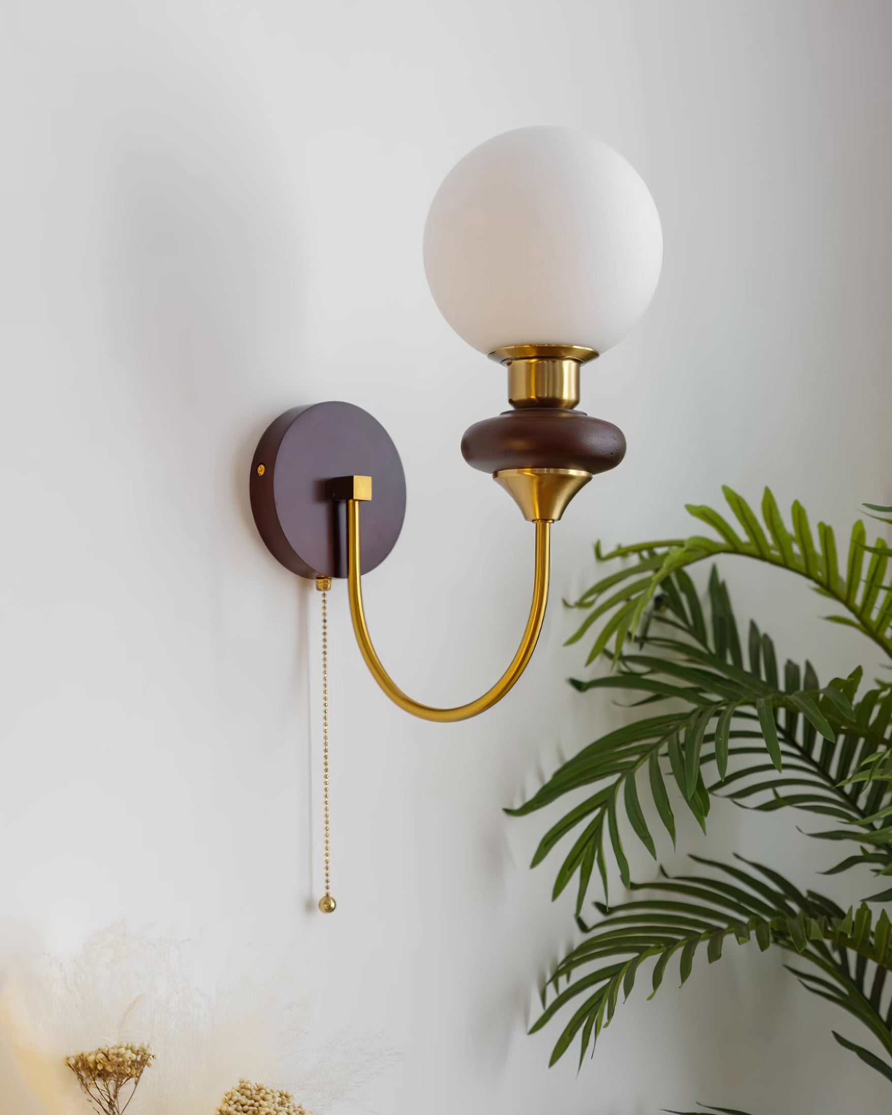 Joan Wooden Wall Light