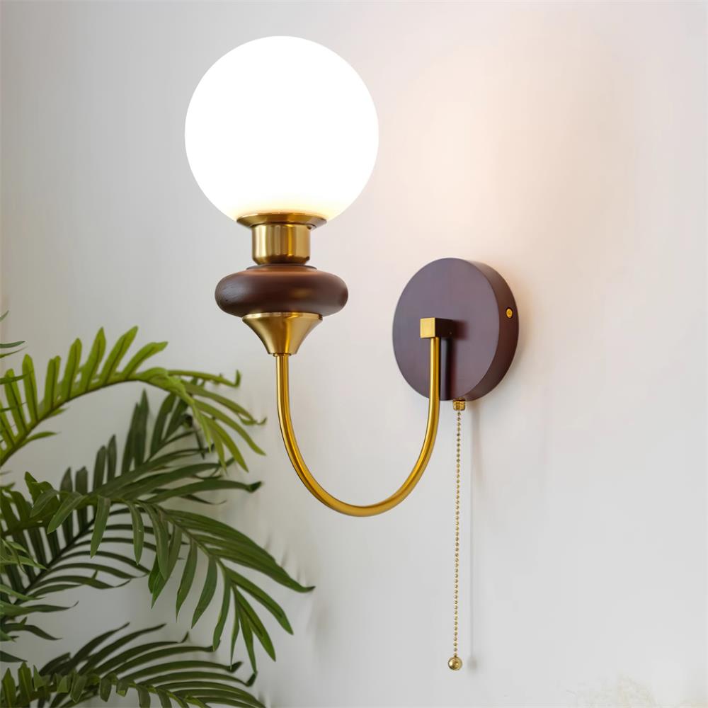 Joan Wooden Wall Light