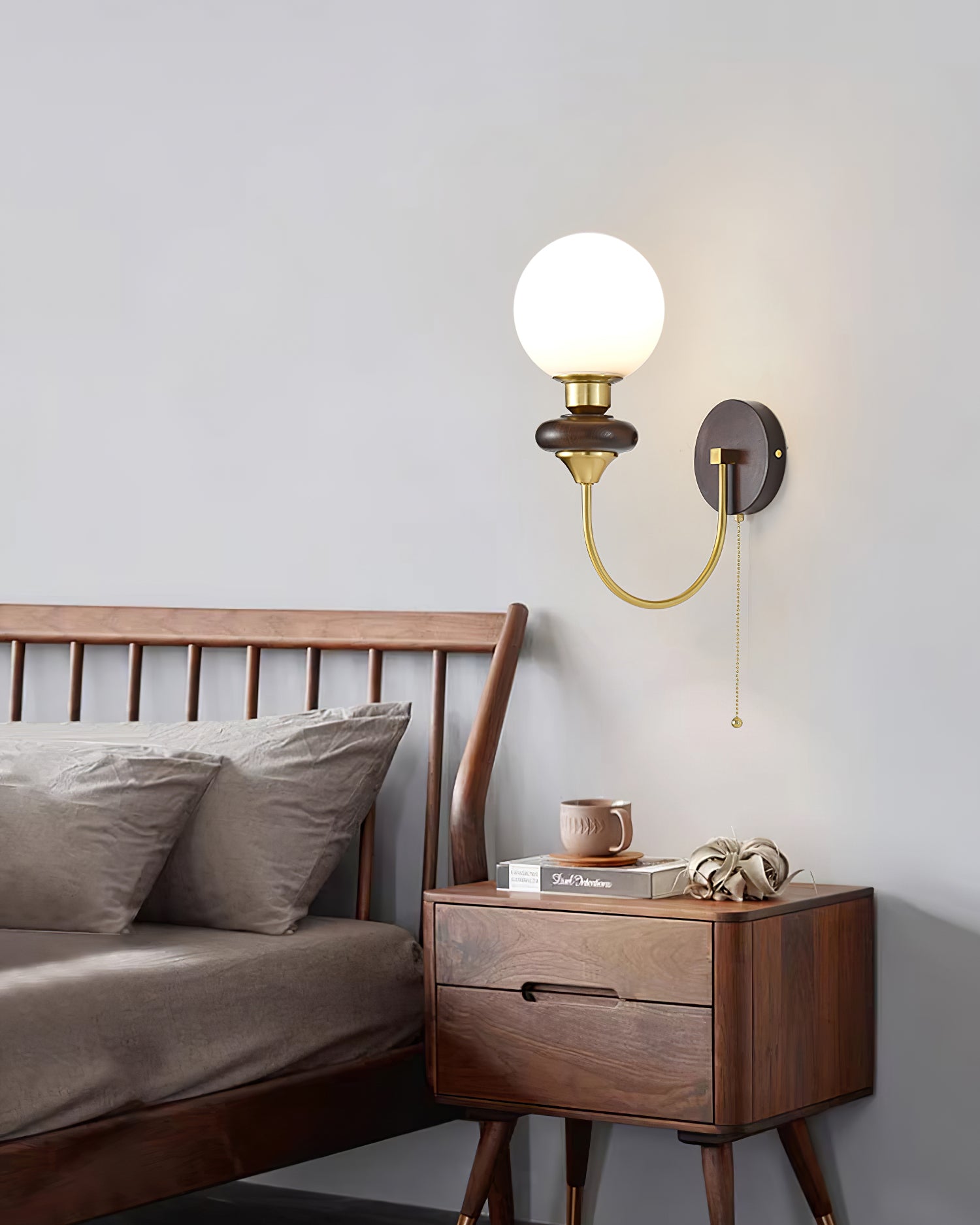 Joan Wooden Wall Light