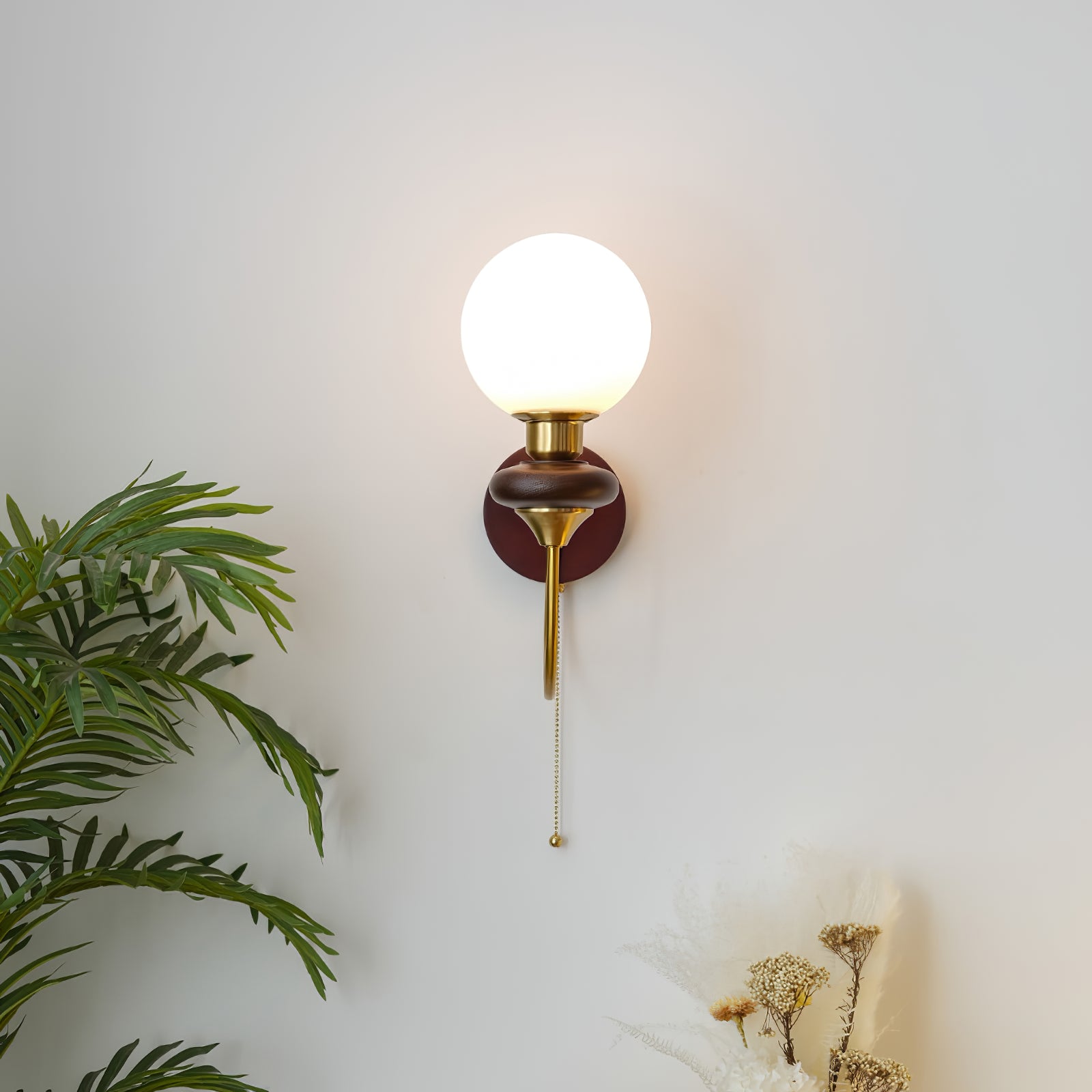 Joan Wooden Wall Light