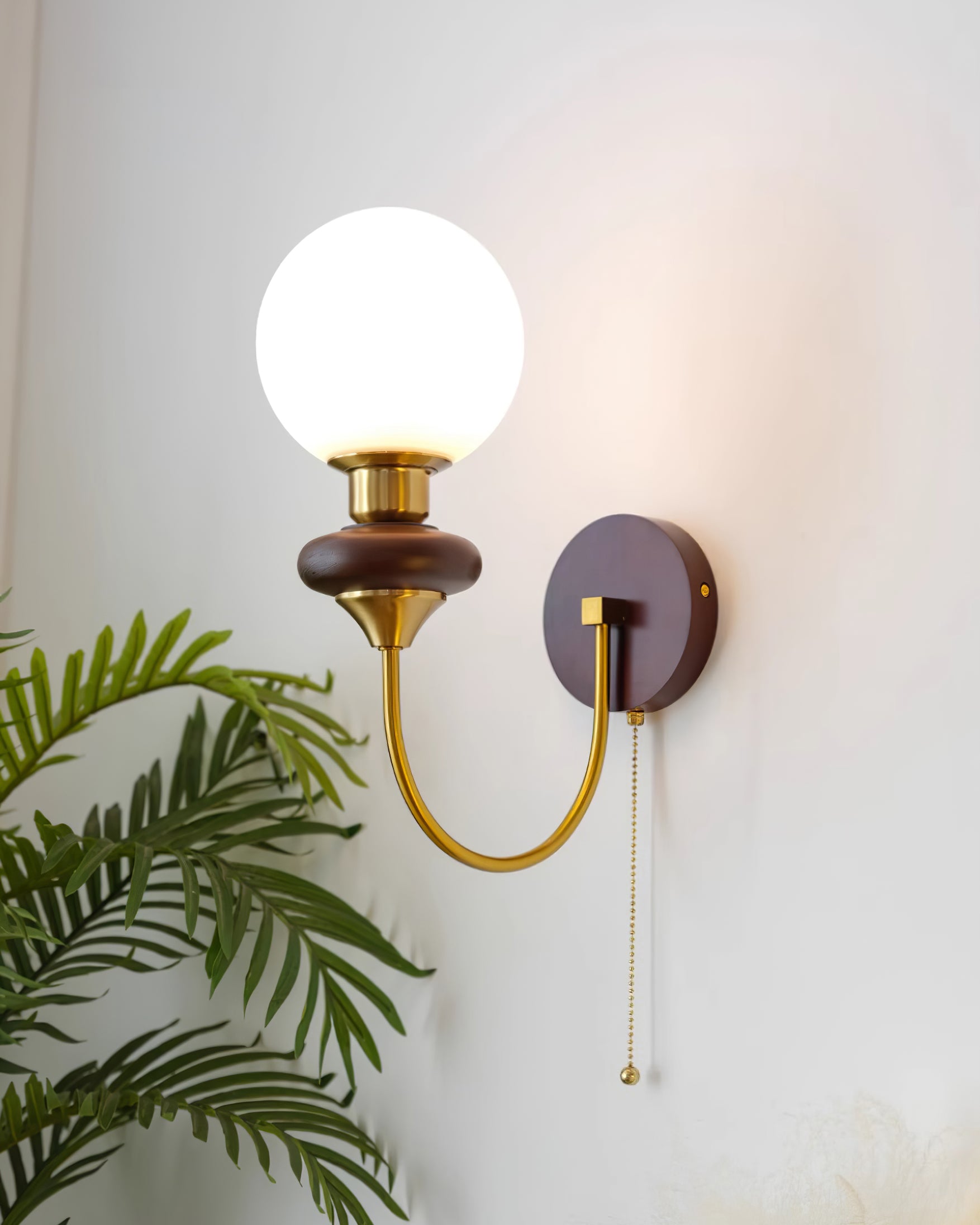 Joan Wooden Wall Light