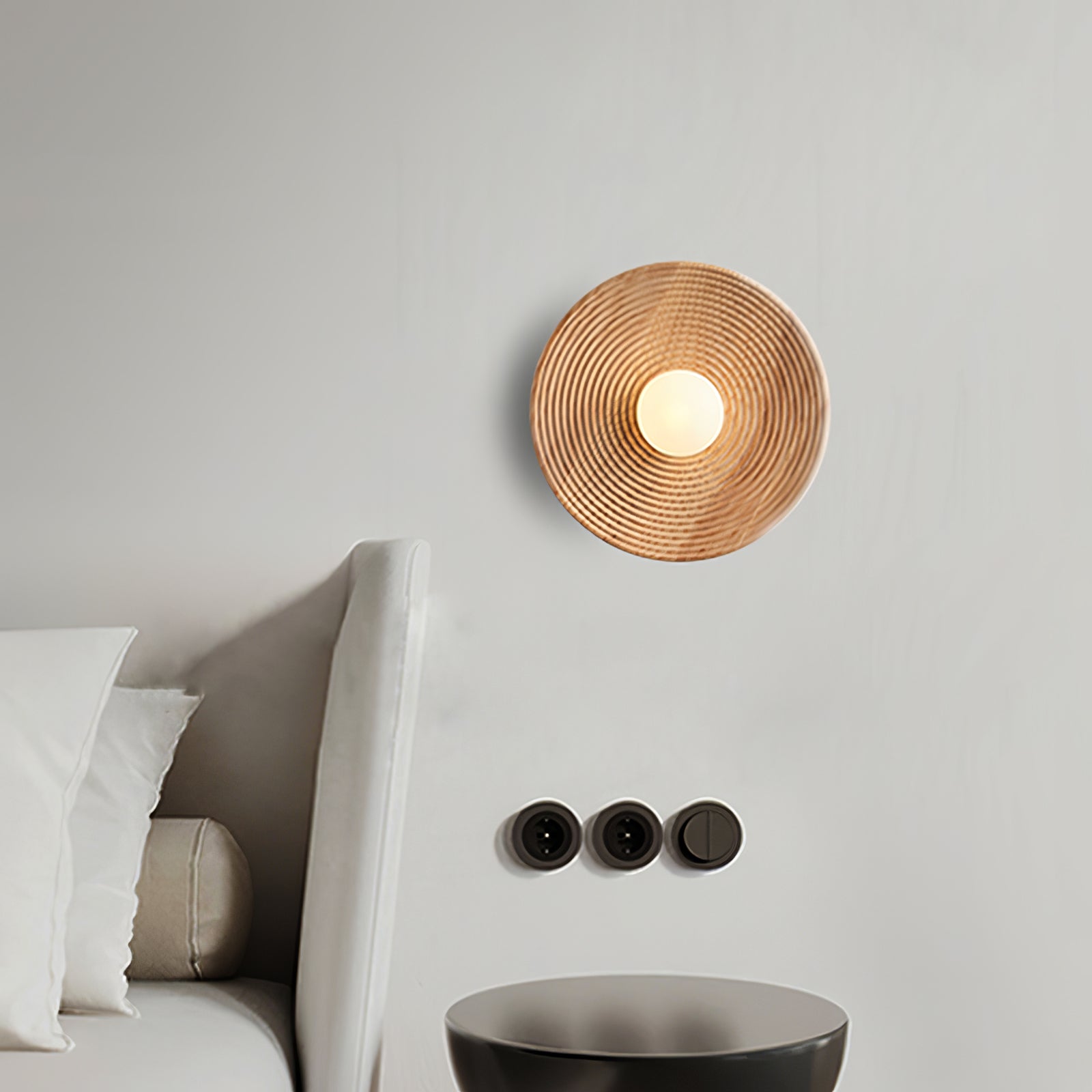 Annual Ring Wall Lamp