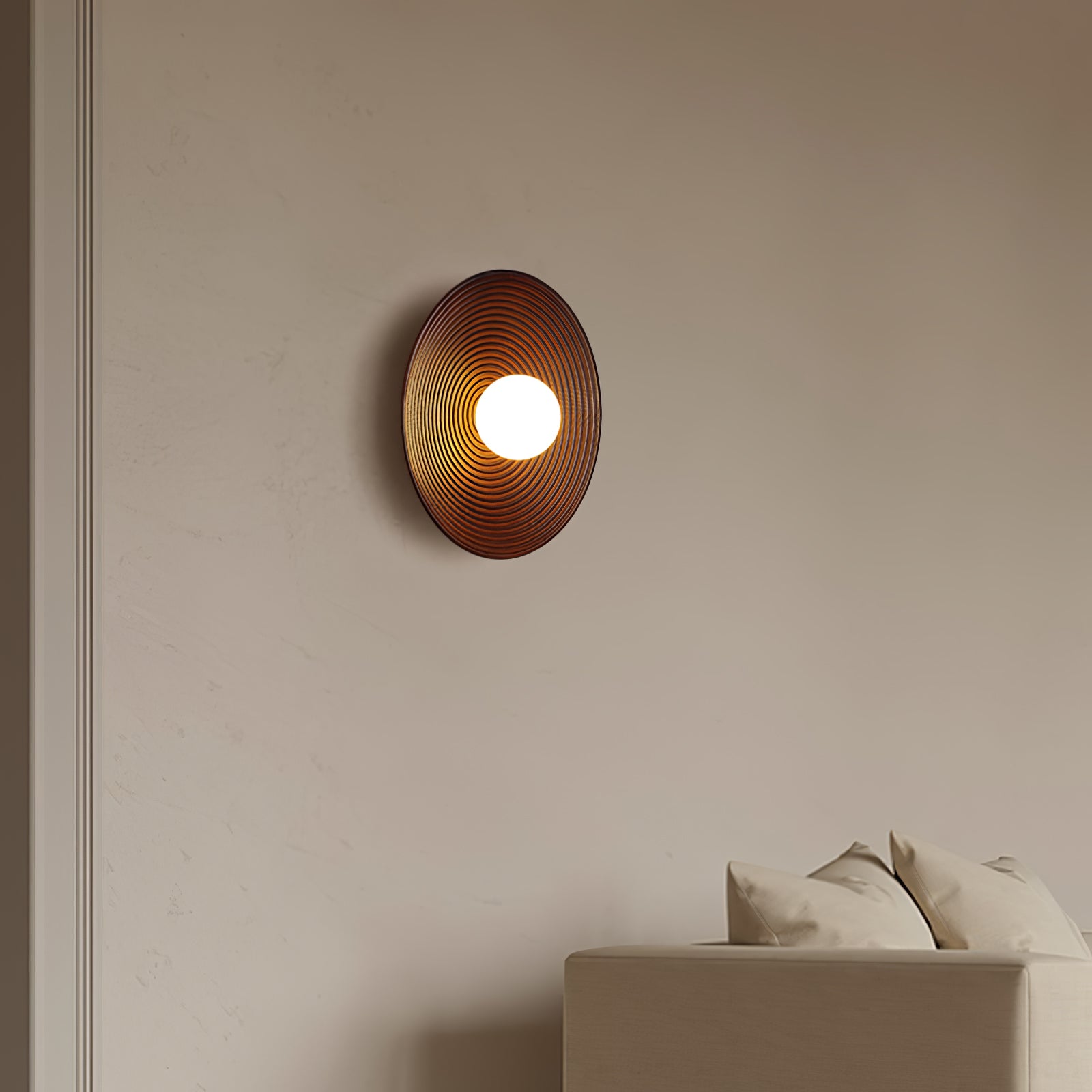 Annual Ring Wall Lamp