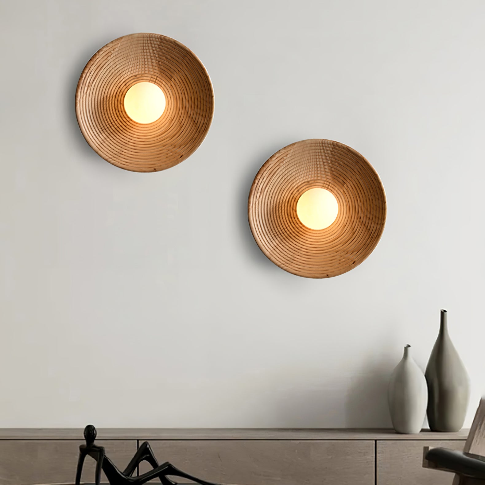 Annual Ring Wall Lamp