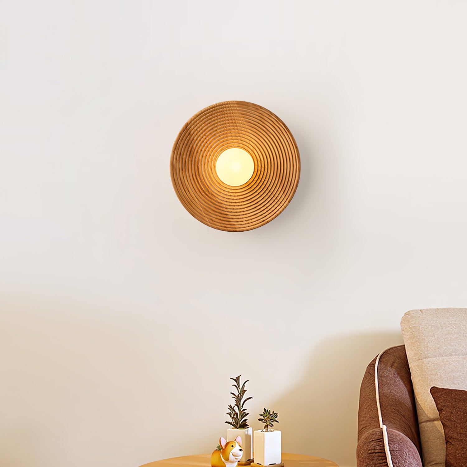 Annual Ring Wall Lamp