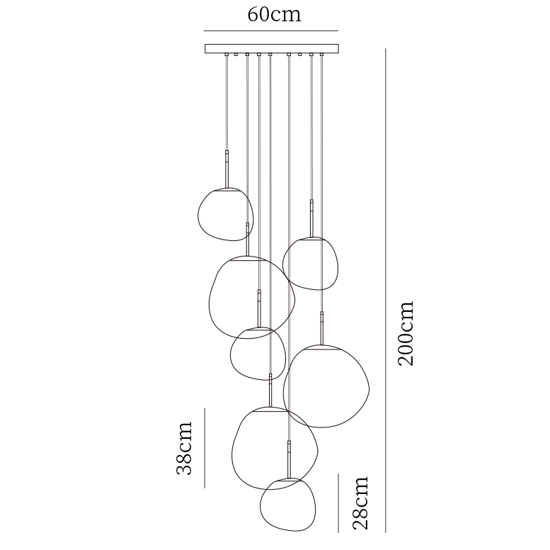 Melt Round Pendant System