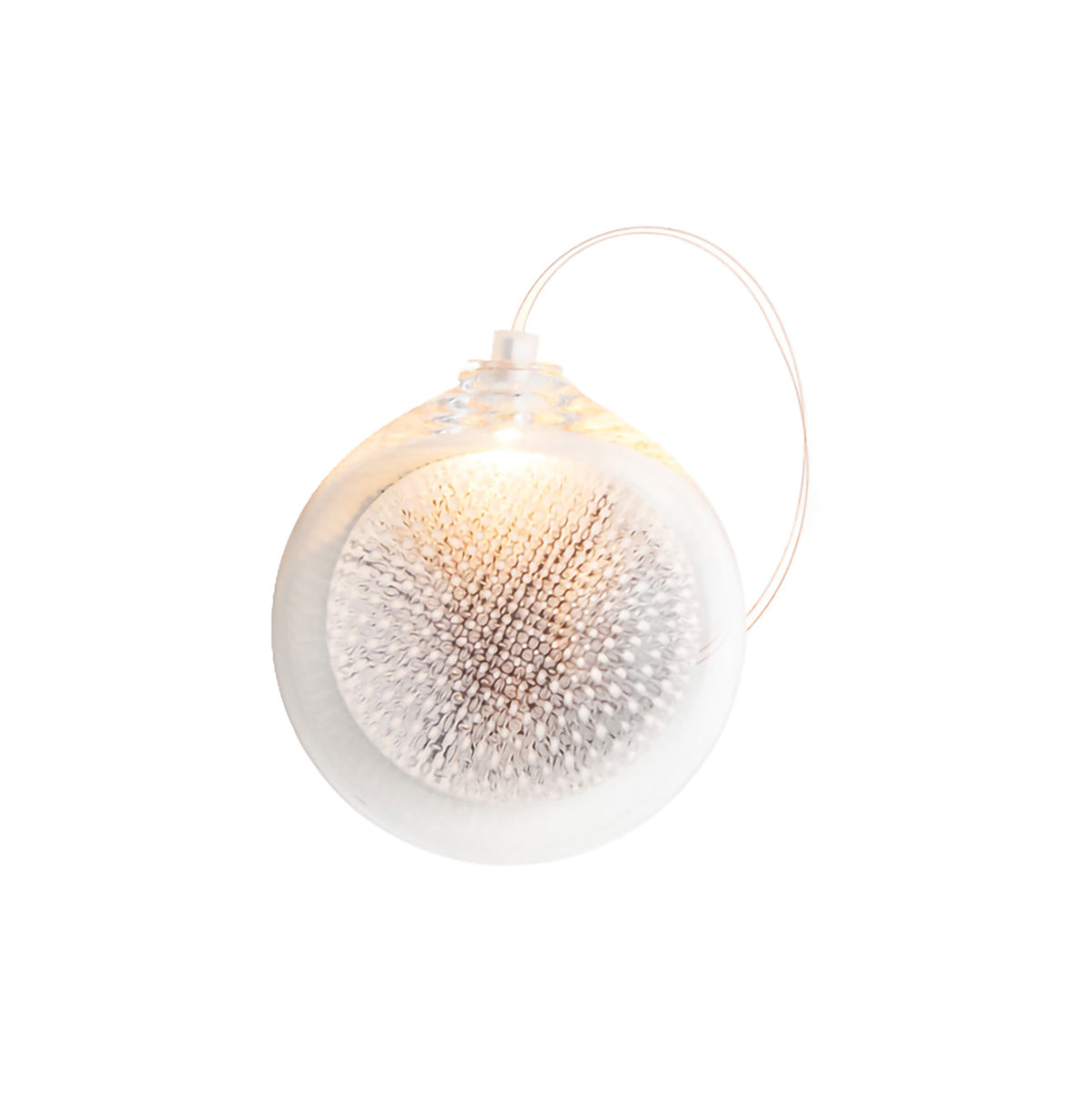 White-Clear Glass Wall Lamp