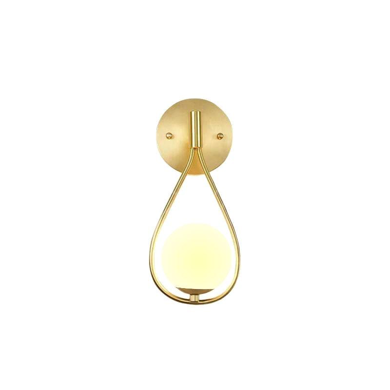 Lampe murale de vanité en laiton