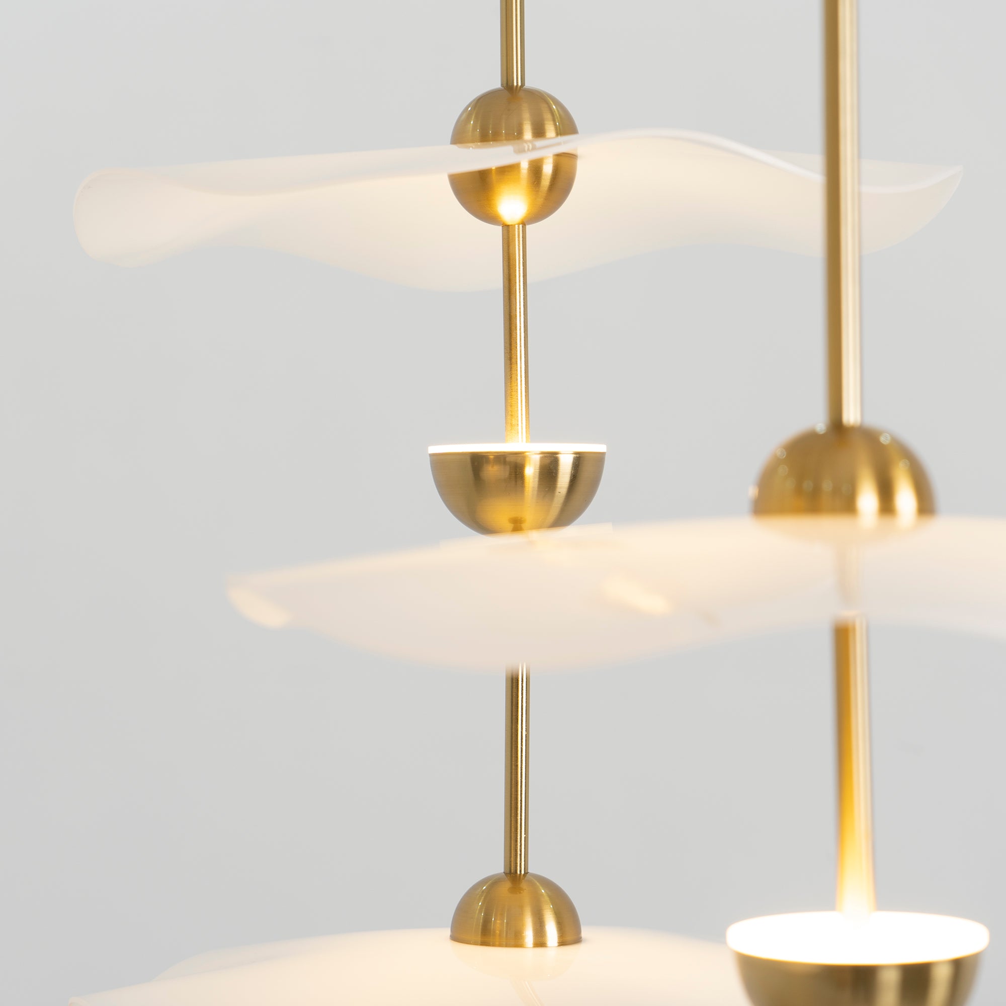 Envolee double biscuit Pendant light