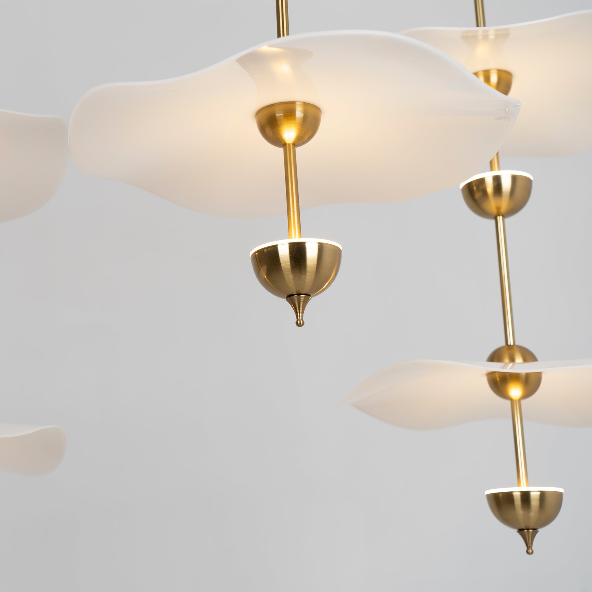 Envolee double biscuit Pendant light