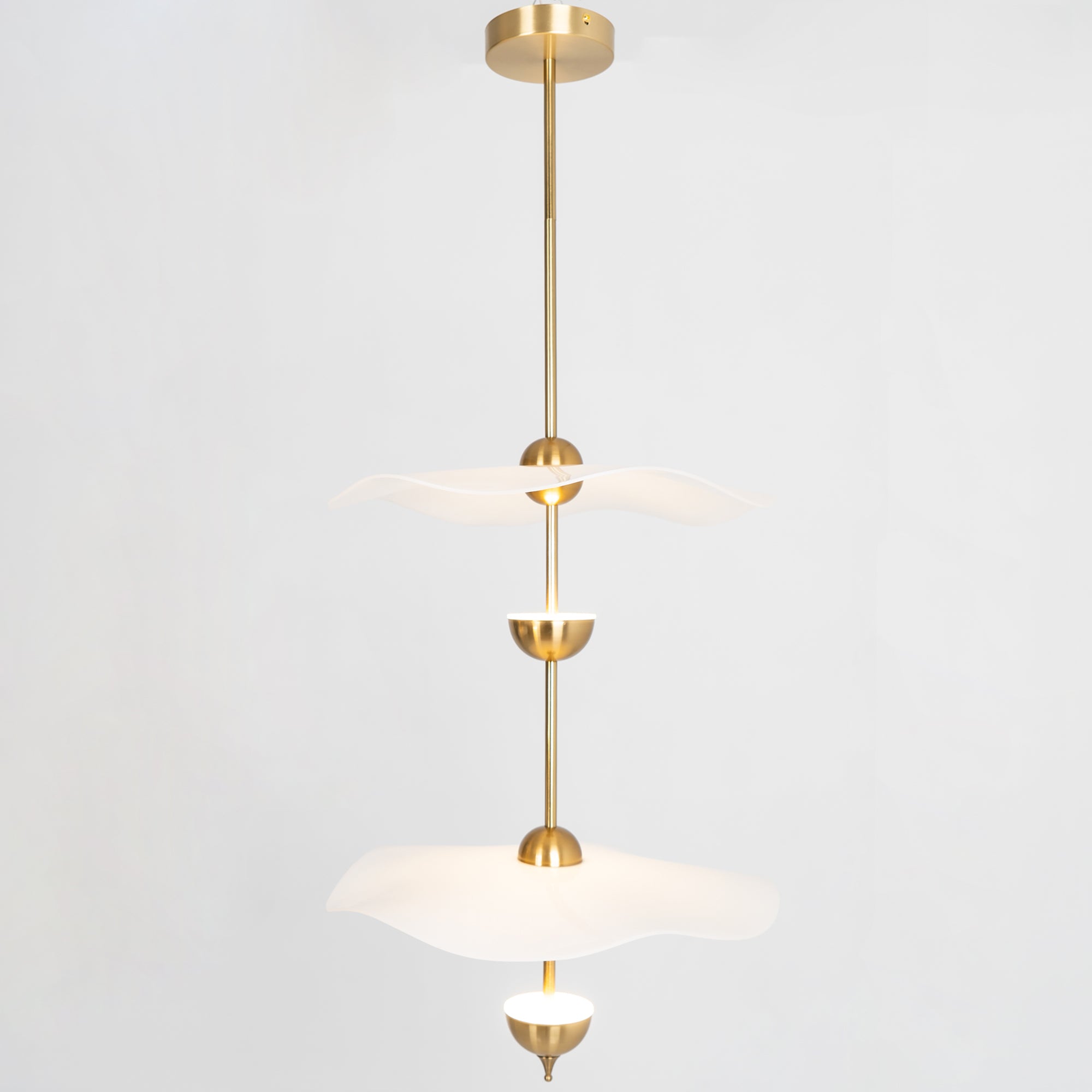 Envolee double biscuit Pendant light