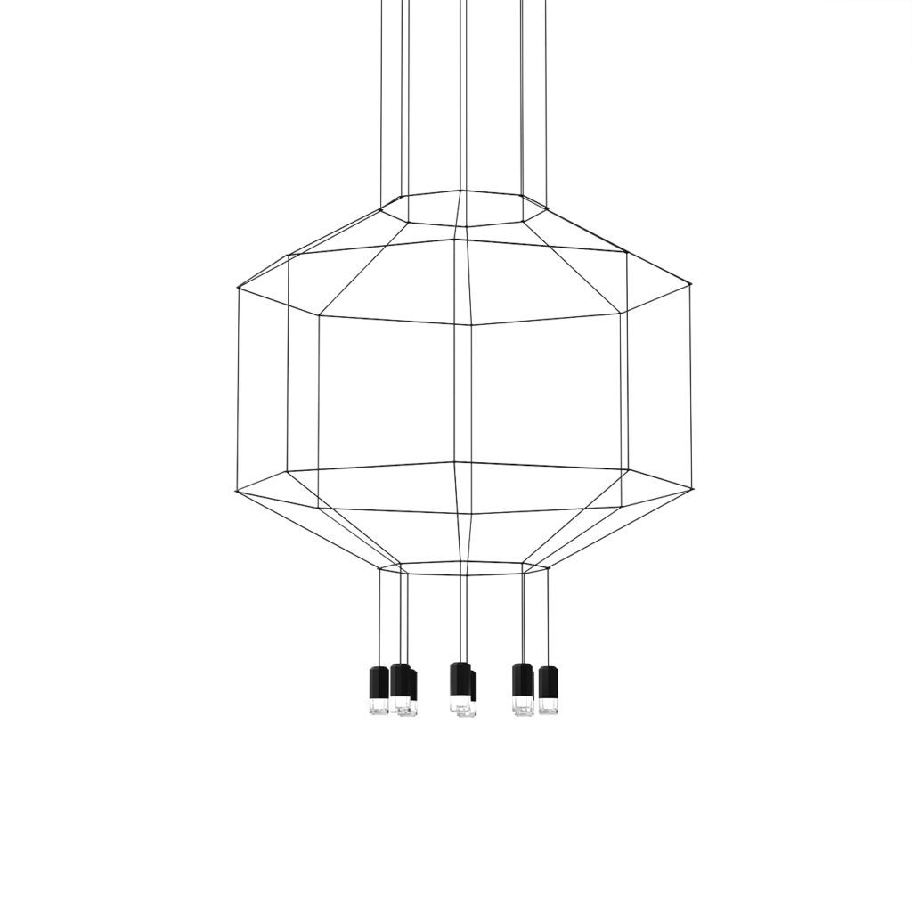 Lampe suspendue 3D Lignes